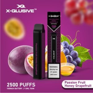X-QLUSIVE PASSIONFRUIT HONEY GRAPEFRUIT – 2500 PUFFS