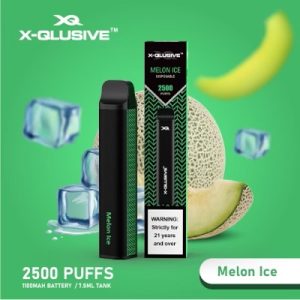 X-QLUSIVE MELON ICE – 2500 PUFFS