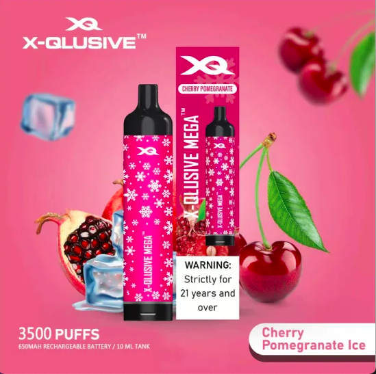 X-QLUSIVE CHERRY POMEGRANATE ICE – 2500 PUFFS