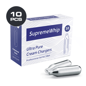 SUPREMEWHIP CREAM CHARGERS N2O - 10 PACK