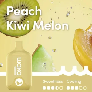 WAKA SMASH PEACH KIWI MELON - 6000 PUFFS