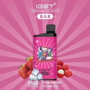 IGET BAR STRAWBERRY LYCHEE – 3500 PUFFS