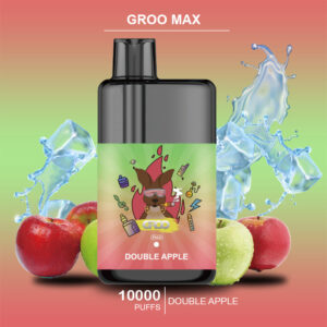 GROO MAX - DOUBLE APPLE - 10000 PUFFS