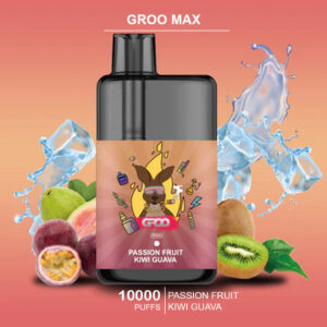 GROO MAX - PASSION FRUIT KIWI GUAVA - 10000 PUFFS