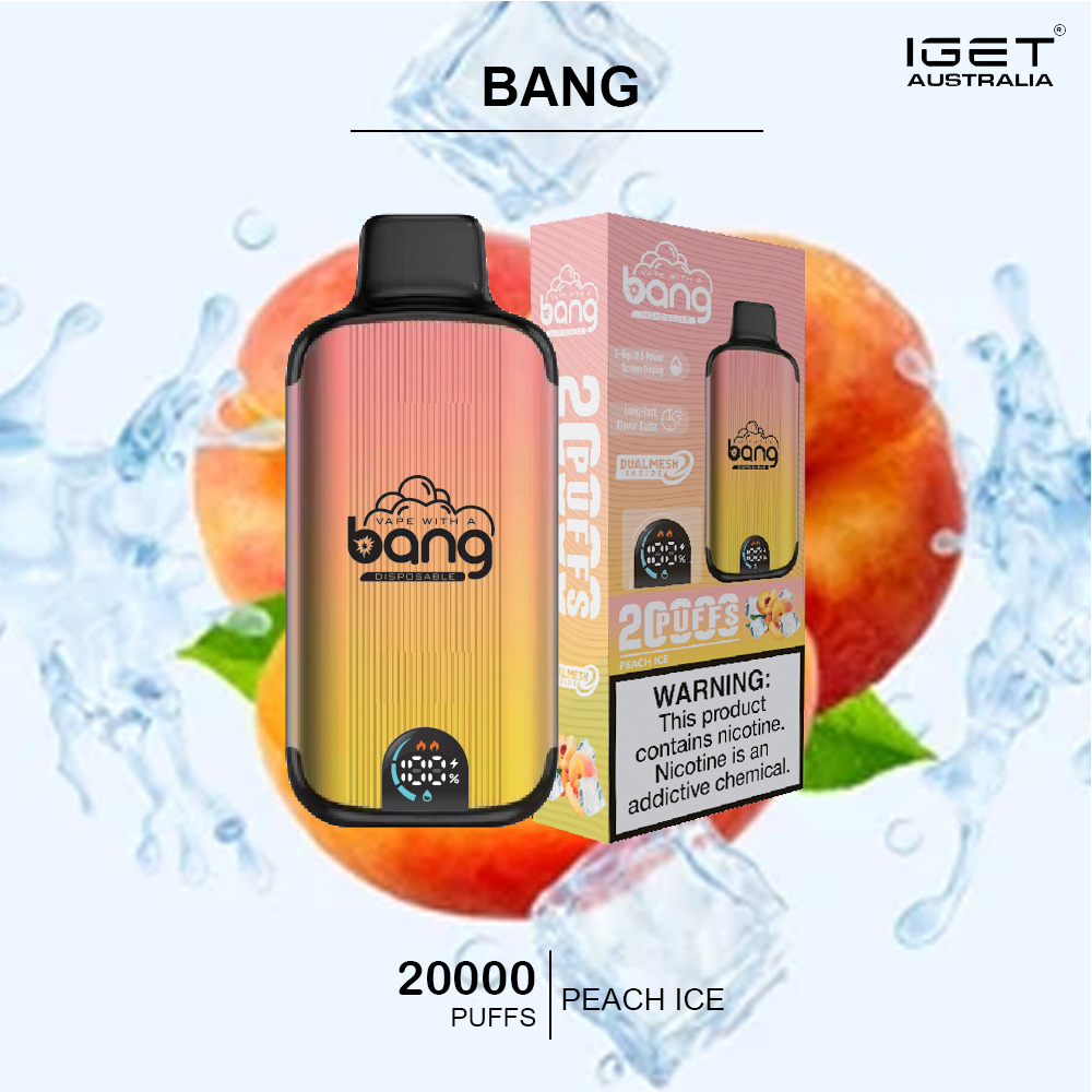 BANG - PEACH ICE - 20000 PUFFS