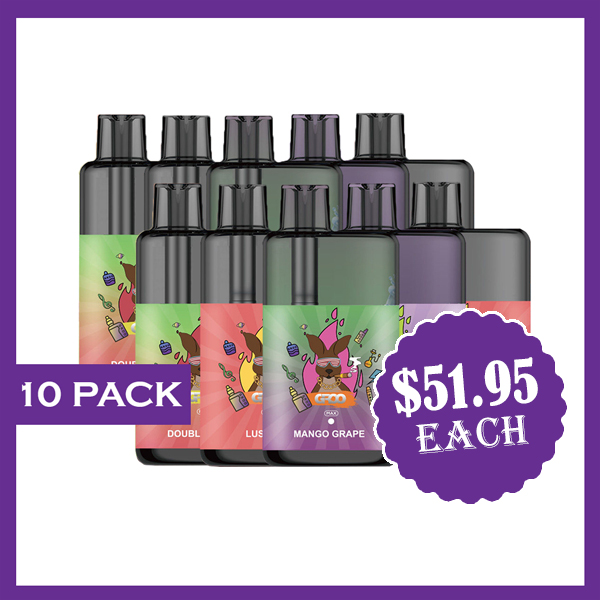 GROO MAX - 10000 PUFFS - 10 PACK