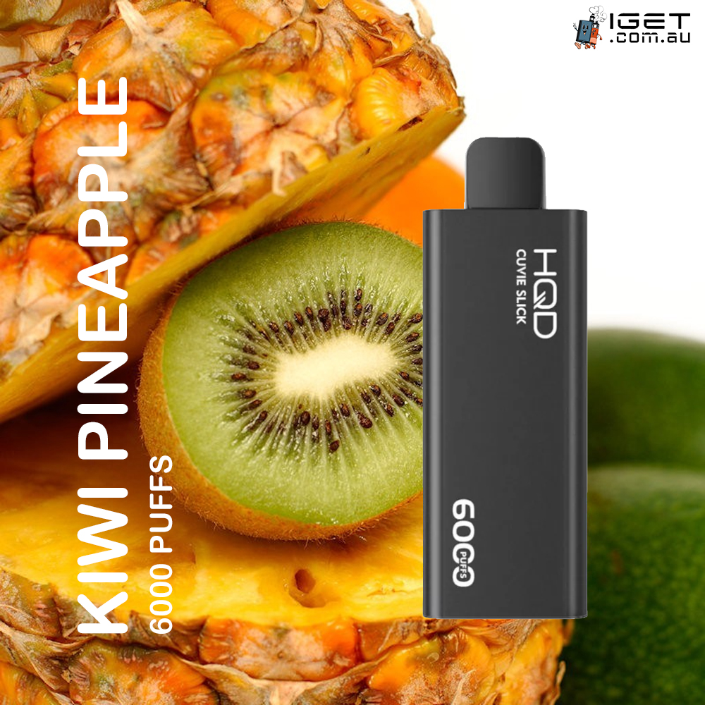 HQD SLICK KIWI PINEAPPLE - 6000 PUFFS