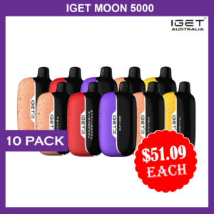 IGET MOON 5000 PUFFS - 10 PACK