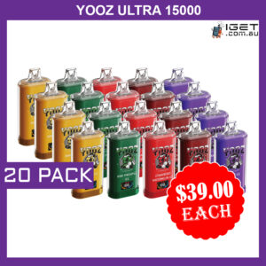 YOOZ ULTRA - 15000 PUFFS - 20 PACK