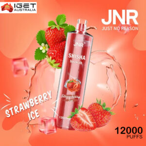 JNR SHISHA HOOKAH STRAWBERRY ICE - 12000 PUFFS