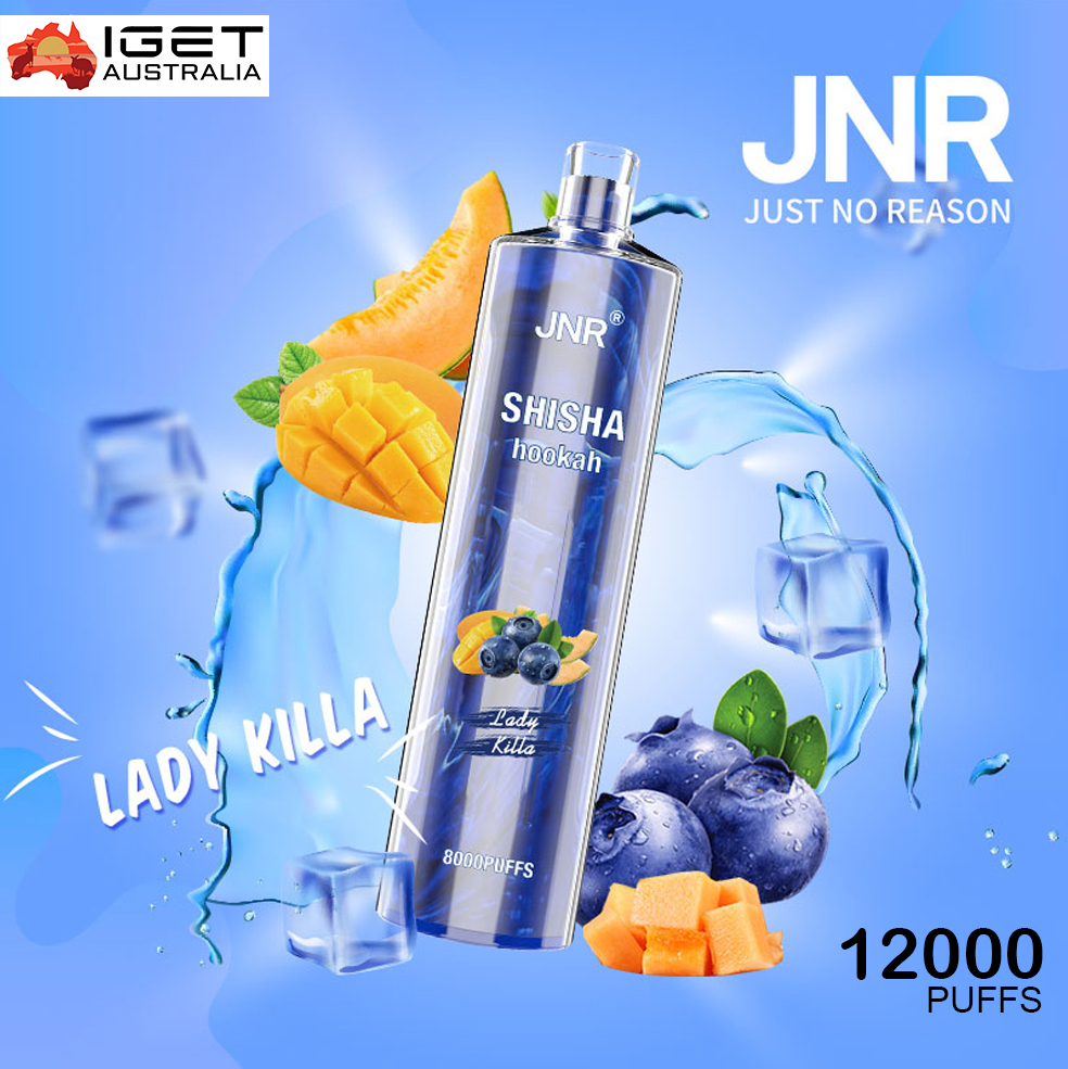 JNR SHISHA HOOKAH - LADY KILLA - 12000 PUFFS