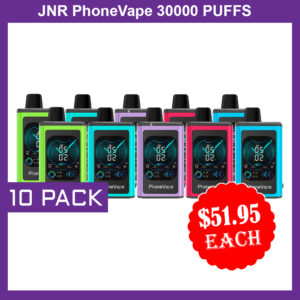 JNR PhoneVape - 5 PACK - 30000 PUFFS