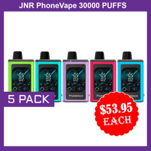 JNR PhoneVape - 5 PACK - 30000 PUFFS