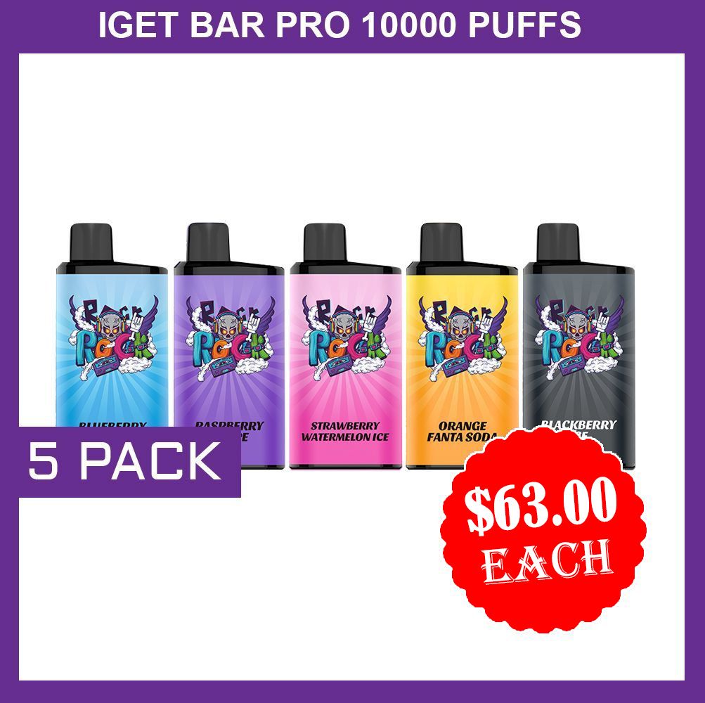 IGET BAR PRO 10000 PUFFS - 5 PACK