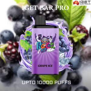 IGET BAR PRO GRAPE ICE - 10000 PUFFS