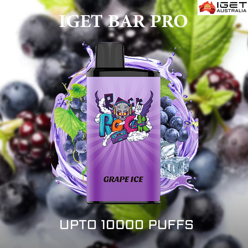 IGET BAR PRO GRAPE ICE - 10000 PUFFS