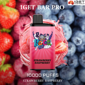 IGET BAR PRO STRAWBERRY RASPBERRY - 10000 PUFFS