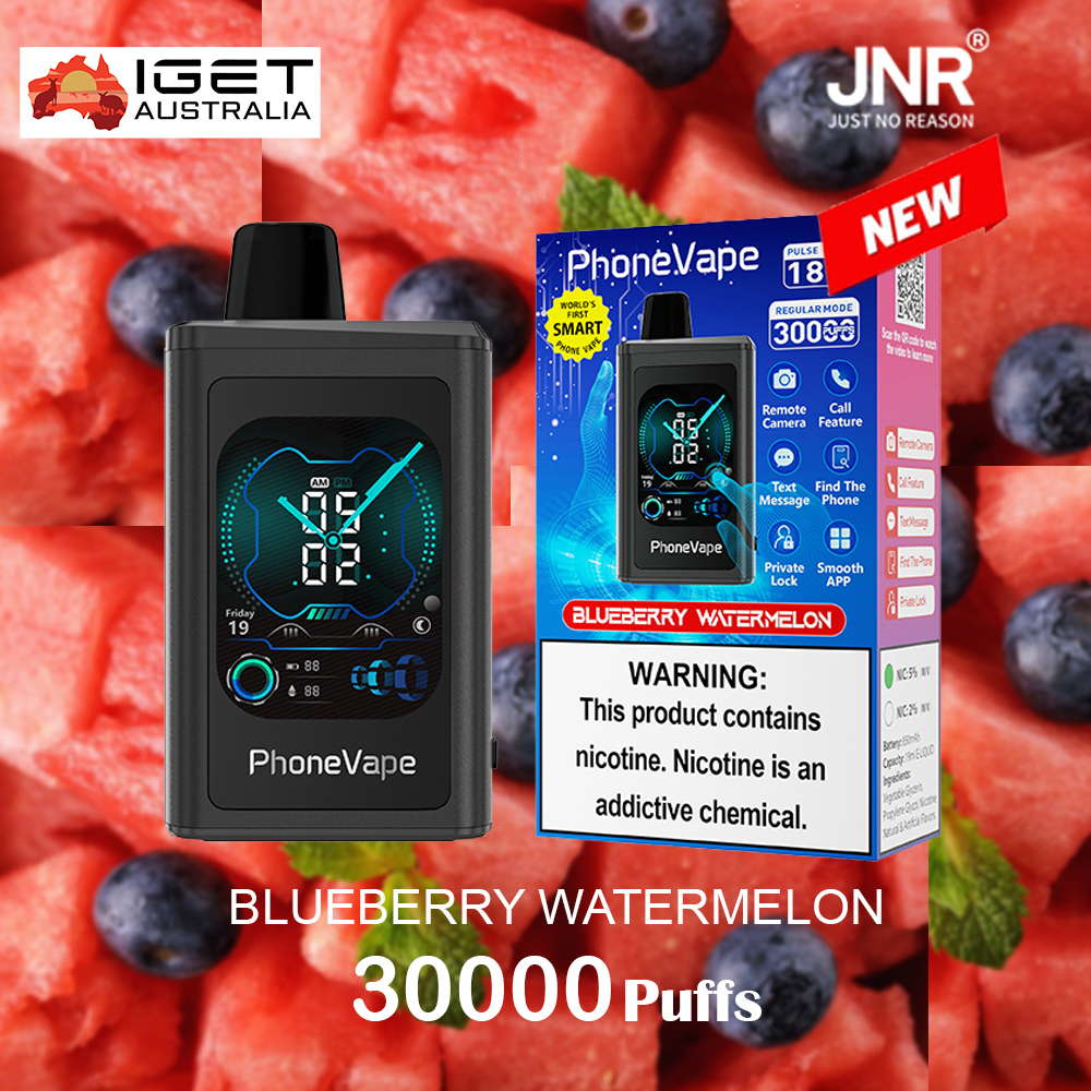 JNR PhoneVape BLUEBERRY WATERMELON - 30000 PUFFS