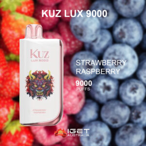 KUZ LUX STRAWBERRY RASPBERRY - 9000 PUFFS
