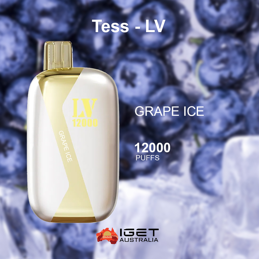 TESS-LV GRAPE ICE - 12000 PUFFS