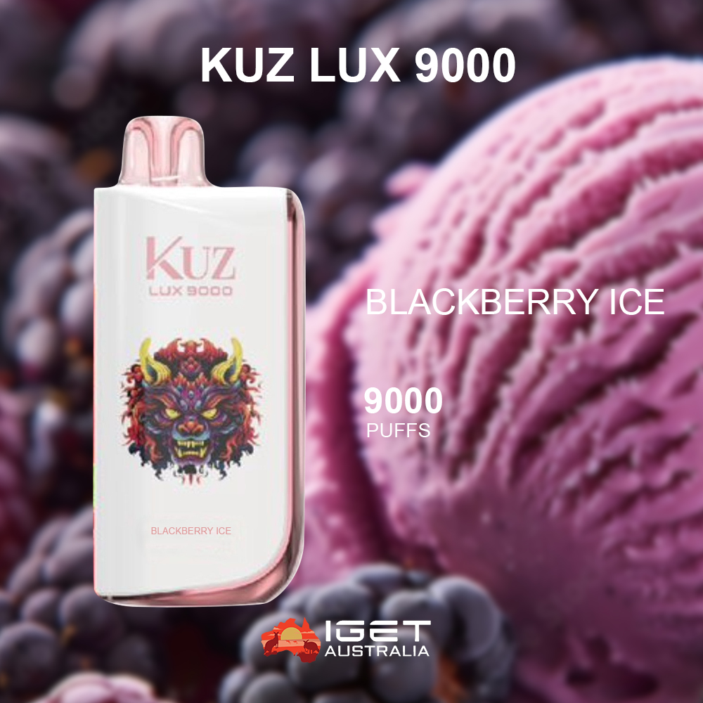 KUZ LUX BLACKBERRY ICE - 9000 PUFFS