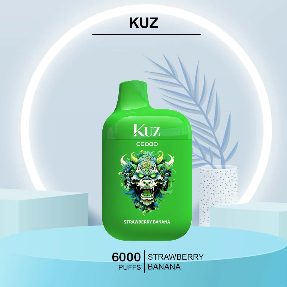 KUZ STRAWBERRY BANANA - 6000 PUFFS