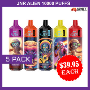 JNR ALIEN 10000 PUFFS - 5 PACK