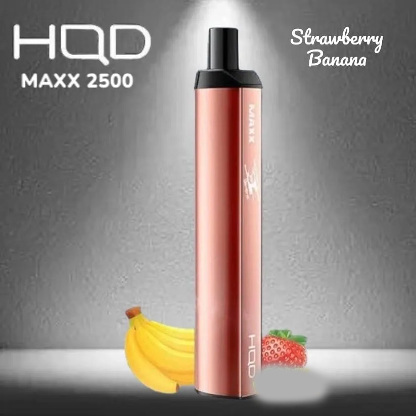 Hqd Maxx Strawberry - 2500 Puffs