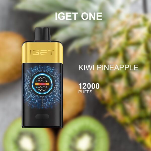 IGET ONE KIWI PINEAPPLE - 12000 PUFFS