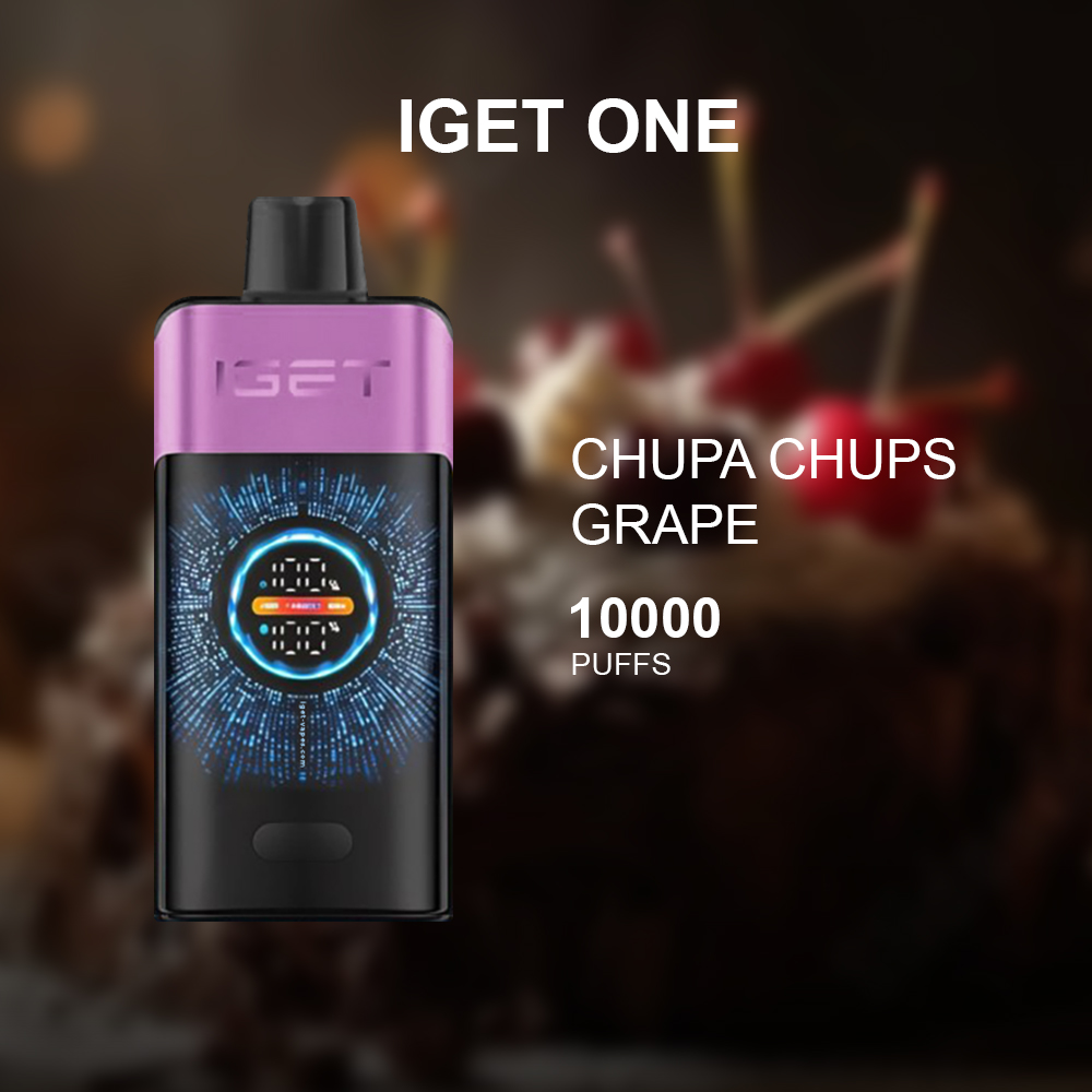 IGET ONE CHUPA CHUPS GRAPE - 10000 PUFFS
