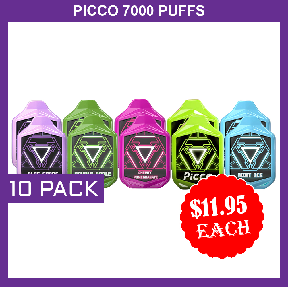 PICCO 7000 PUFFS - 10 PACK