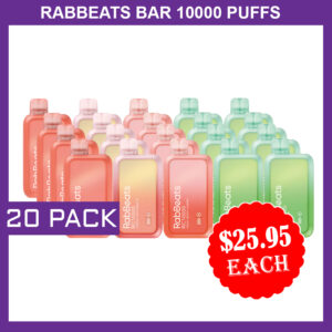 RABBEATS BAR 10000 PUFFS - 20 PACKS