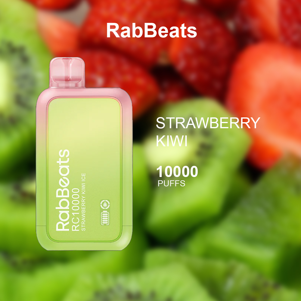 RABBEATS BAR STRAWBERRY KIWI - 10000 PUFFS