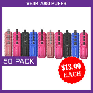 VEIIK 7000 PUFFS - 50 PACK