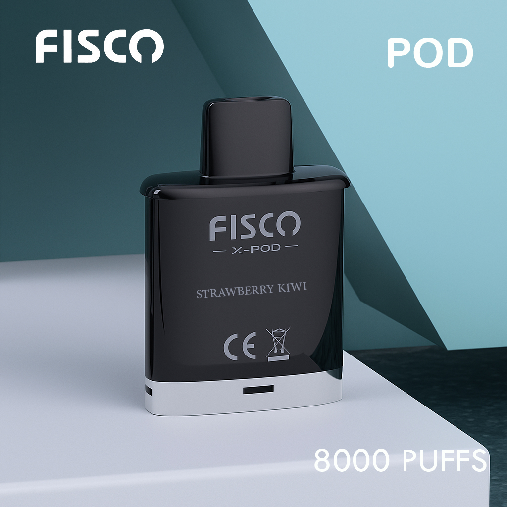 FISCO XPOD STRAWBERRY KIWI - 8000 PUFFS (POD ONLY)