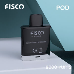 FISCO XPOD STRAWBERRY RASPBERRY - 8000 PUFFS (POD ONLY)