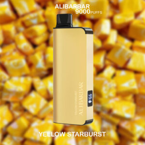 ALIBARBAR INGOT YELLOW STARBURST - 9000 PUFFS