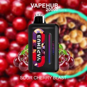 VAPEHUB SOUR CHERRY BLAST – 20000 PUFFS