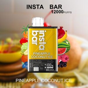INSTA BAR PINEAPPLE COCONUT ICE - 12000 PUFFS