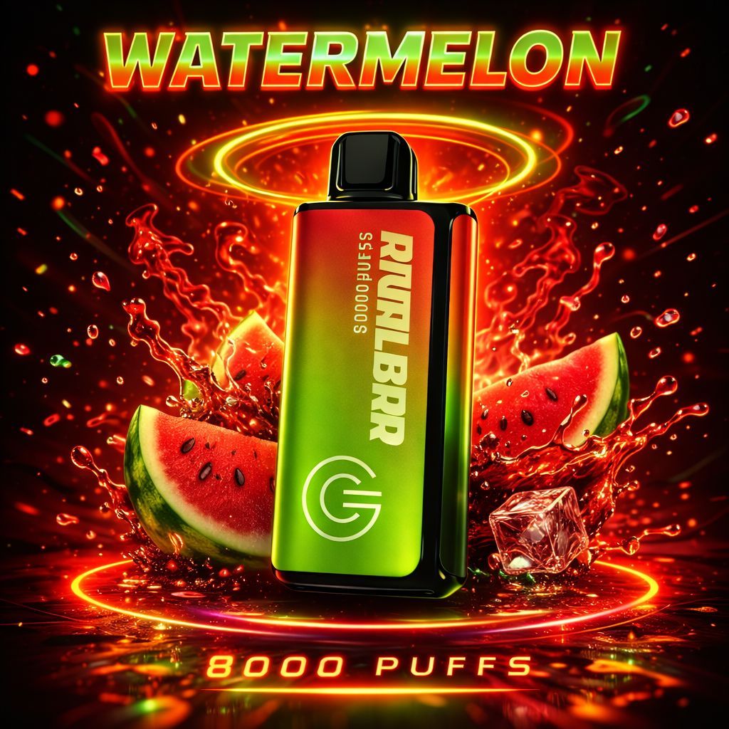 RIVAL BAR WATERMELON - 8000 PUFFS