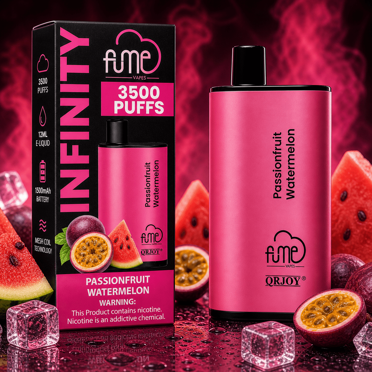 FUME PASSIONFRUIT WATERMELON - 3500 PUFFS