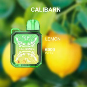 CALIBARN LEMON MINT  - 6000 PUFFS