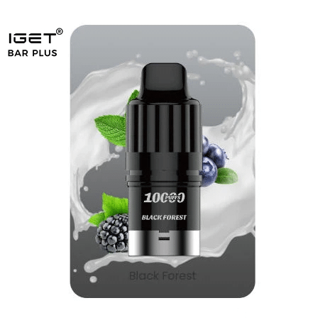 IGET BAR PLUS S3 BLACK FOREST 10000 PUFFS
