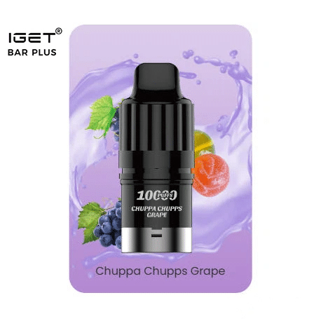 IGET BAR PLUS S3 CHUPPA CHUPPS GRAPE 10000 PUFFS