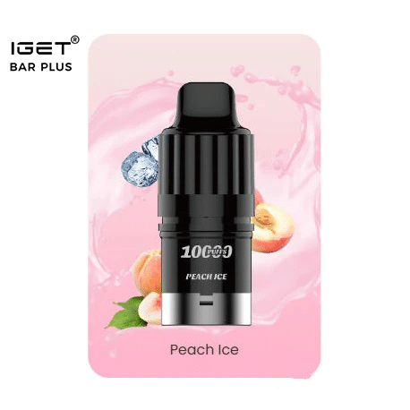 IGET BAR PLUS S3 PEACH ICE 10000 PUFFS