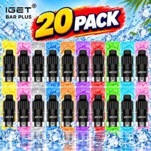 IGET BAR PLUS S3 10000 PUFFS 20 PACK
