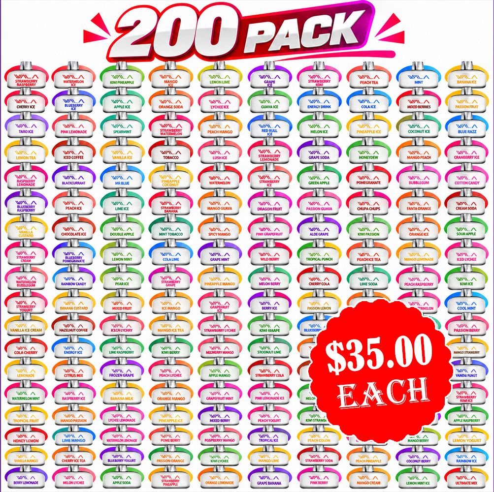 WALA POP 10000 PUFFS 200 PACK
