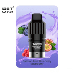 IGET BAR PLUS S3 PASSION FRUIT BLUEBERRY RASPBERRY 10000 PUFFS