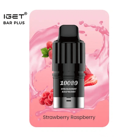 IGET BAR PLUS S3 STRAWBERRY RASPBERRY 10000 PUFFS