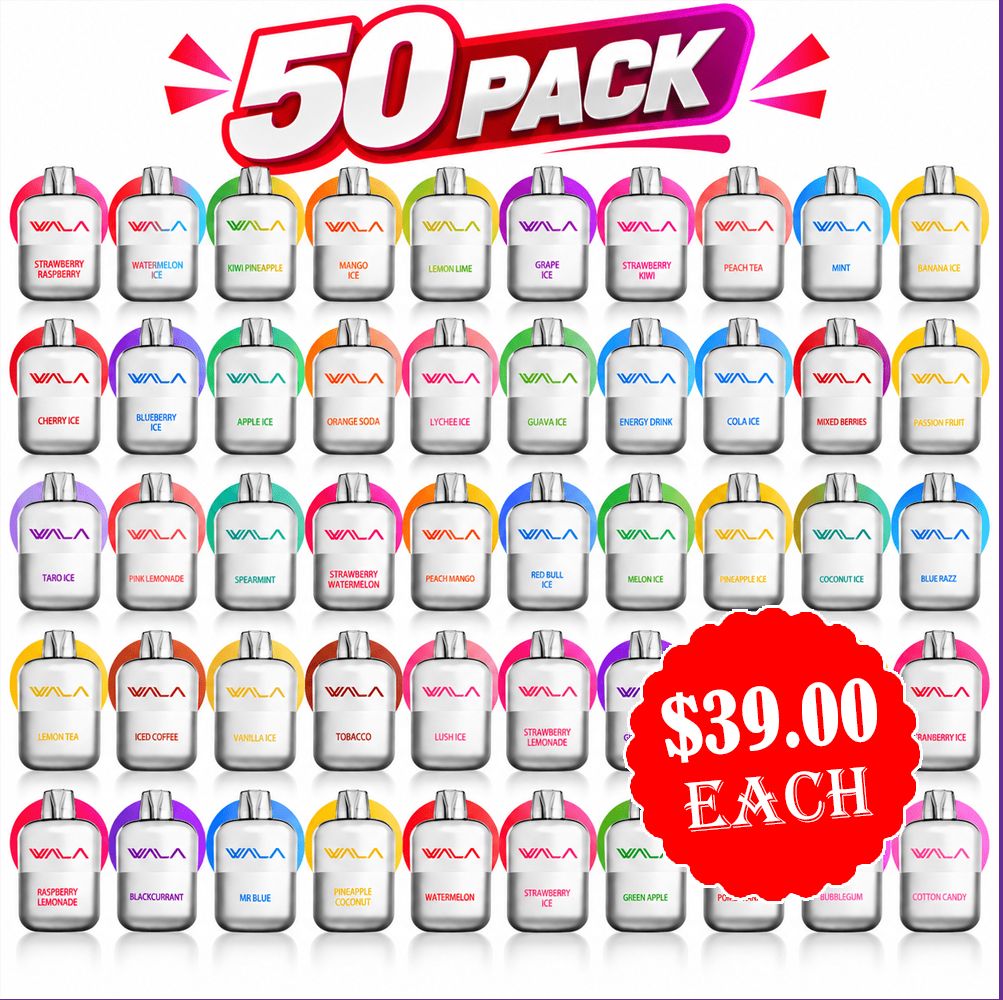 WALA POP 10000 PUFFS 50 PACK
